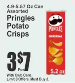 Key Food Pringles Potato Crisps offer