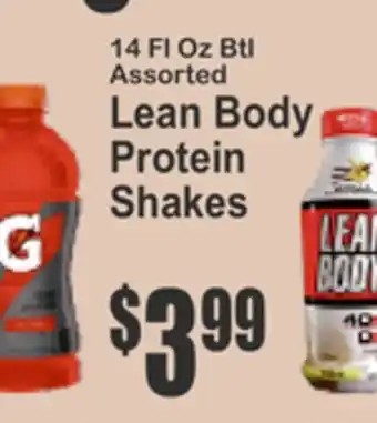 Key Food 14 FL Oz Btl Assorted Lean Body Protein Shakes offer