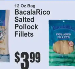 Key Food 12 Oz Bag BacalaRico Salted Pollock Fillets offer
