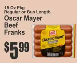 Key Food Oscar Mayer Beef Franks offer