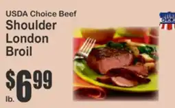 Key Food USDA Choice Beef Shoulder London Broil offer