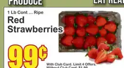 Key Food Red Strawberries offer