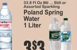 Key Food Poland Spring Water offer