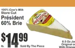 Key Food Président 60% Brie offer