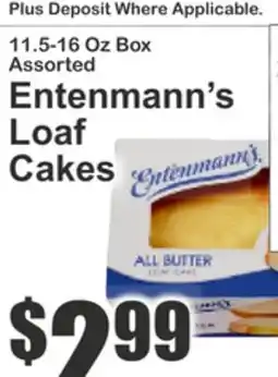 Key Food Entenmann's Loaf Cakes offer