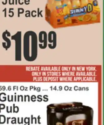 Key Food Guinness Pub Draught offer