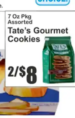 Key Food Tate's Gourmet Cookies offer