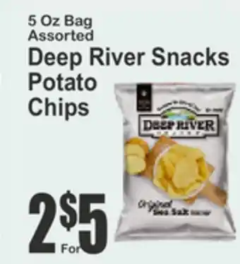 Key Food Deep River Snacks Potato Chips offer