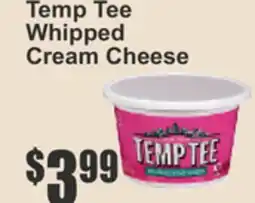 Key Food Temp Tee Whipped Cream Cheese offer