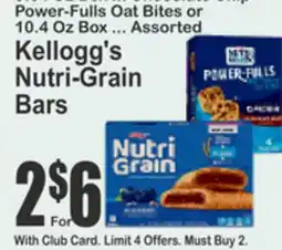 Key Food Kellogg's Nutri-Grain Bars offer