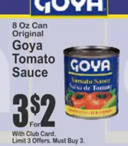 Key Food Original Goya Tomato Sauce offer