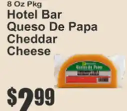 Key Food Hotel Bar Queso De Papa Cheddar Cheese offer