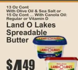Key Food Land O Lakes Spreadable Butter offer
