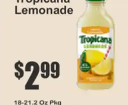 Key Food Tropicana Lemonade offer