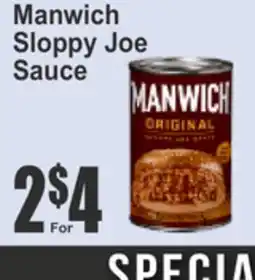 Key Food Manwich Sloppy Joe Sauce offer