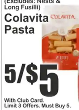 Key Food Colavita Pasta offer