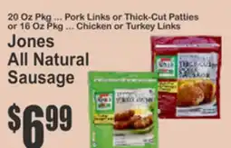 Key Food Jones All Natural Sausage offer