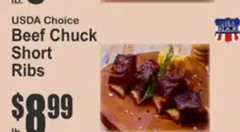 Key Food USDA Choice Beef Chuck Short Ribs offer