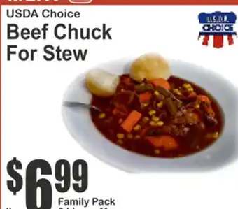 Almonte's Food Dynasty Marketplace USDA Choice Beef Chuck For Stew offer