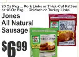 Almonte's Food Dynasty Marketplace Jones All Natural Sausage offer