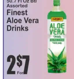 Almonte's Food Dynasty Marketplace Finest Aloe Vera Drinks offer