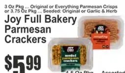 Almonte's Food Dynasty Marketplace Joy Full Bakery Parmesan Crackers offer