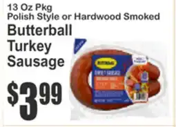 Almonte's Food Dynasty Marketplace Butterball Turkey Sausage offer