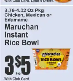 Almonte's Food Dynasty Marketplace Maruchan Instant Rice Bowl offer