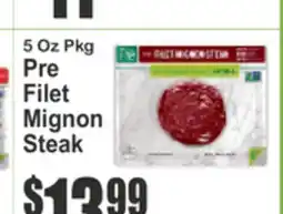 Almonte's Food Dynasty Marketplace 5 Oz Pkg Pre Filet Mignon Steak offer