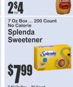 Almonte's Food Dynasty Marketplace Splenda Sweetener offer