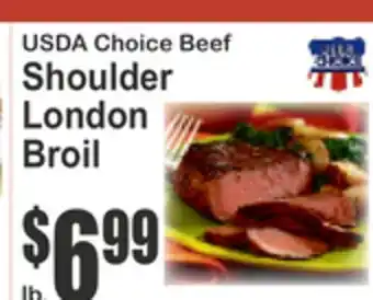 Almonte's Food Dynasty Marketplace USDA Choice Beef Shoulder London Broil offer
