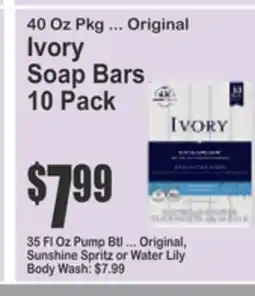 Almonte's Food Dynasty Marketplace Ivory Soap Bars offer