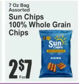 Almonte's Food Dynasty Marketplace Sun Chips 100% Whole Grain Chips offer