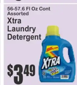 Almonte's Food Dynasty Marketplace 56-57.6 FL Oz Cont Assorted Xtra Laundry Detergent offer