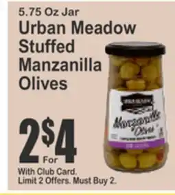 Almonte's Food Dynasty Marketplace Urban Meadow Stuffed Manzanilla Olives offer