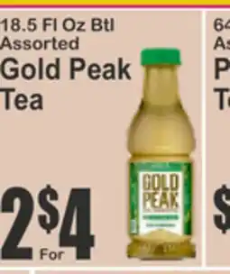 Almonte's Food Dynasty Marketplace Gold Peak Tea offer