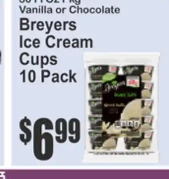 Almonte's Food Dynasty Marketplace Breyers Ice Cream Cups offer