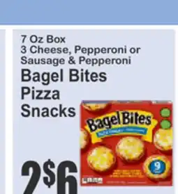 Almonte's Food Dynasty Marketplace Bagel Bites Pizza Snacks offer