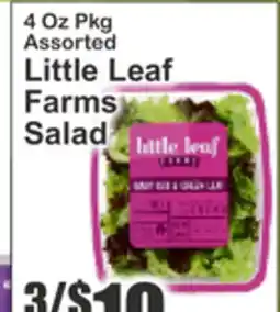Almonte's Food Dynasty Marketplace Little Leaf Farms Salad offer