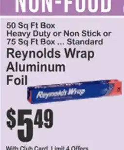 Almonte's Food Dynasty Marketplace Reynolds Wrap Aluminum Foil offer