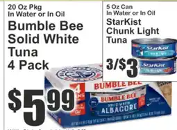 Almonte's Food Dynasty Marketplace Bumble Bee Solid White Tuna offer