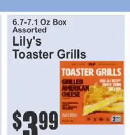Almonte's Food Dynasty Marketplace 6.7-7.1 Oz Box Assorted Lily's Toaster Grills offer