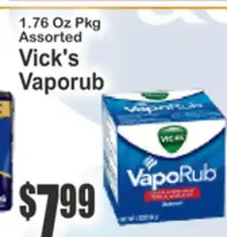 Almonte's Food Dynasty Marketplace 1.76 Oz Pkg Assorted Vick's Vaporub offer