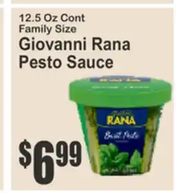 Almonte's Food Dynasty Marketplace Giovanni Rana Pesto Sauce offer