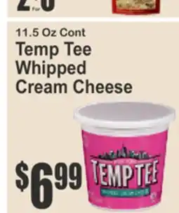 Almonte's Food Dynasty Marketplace 11.5 Oz Cont Temp Tee Whipped Cream Cheese offer
