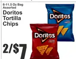 Almonte's Food Dynasty Marketplace 6-11.5 Oz Bag Assorted Doritos Tortilla Chips offer