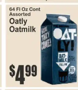 Almonte's Food Dynasty Marketplace 64 FL Oz Cont Assorted Oatly Oatmilk offer