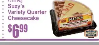 Almonte's Food Dynasty Marketplace Suzy's Variety Quarter Cheesecake offer
