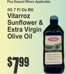 Almonte's Food Dynasty Marketplace 50.7 FL Oz Btl Vitarroz Sunflower & Extra Virgin Olive Oil offer