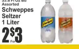 Almonte's Food Dynasty Marketplace Schweppes Seltzer offer